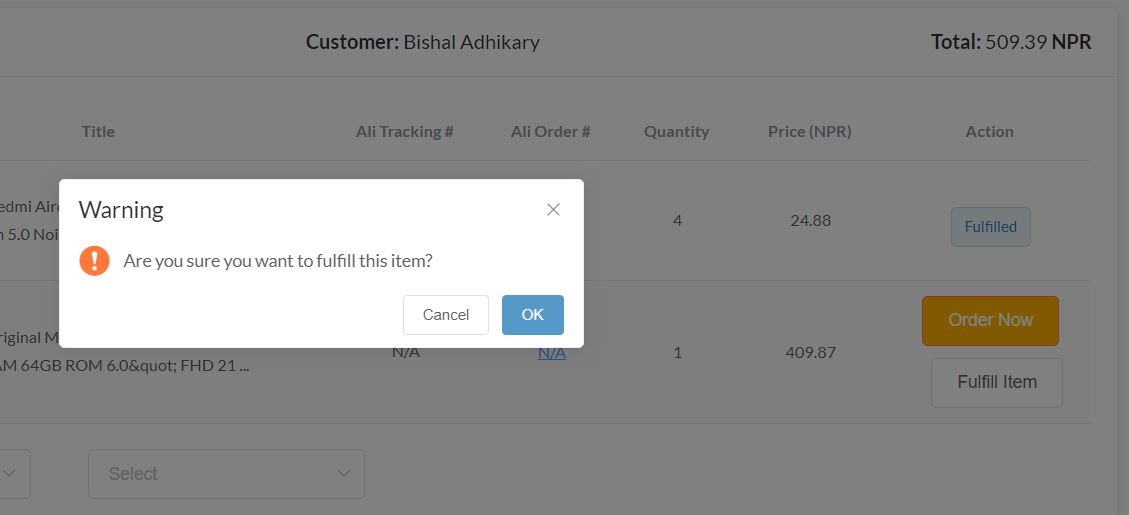 Manually Fulfill Shopify orders using SellersDash